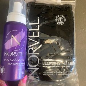 Norvell Venetian self tanning mousse & mit